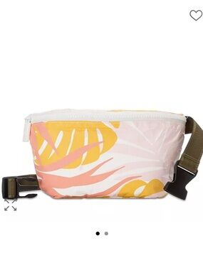ALOHA Collection Pink and Yellow Crossbody or Belt Bag